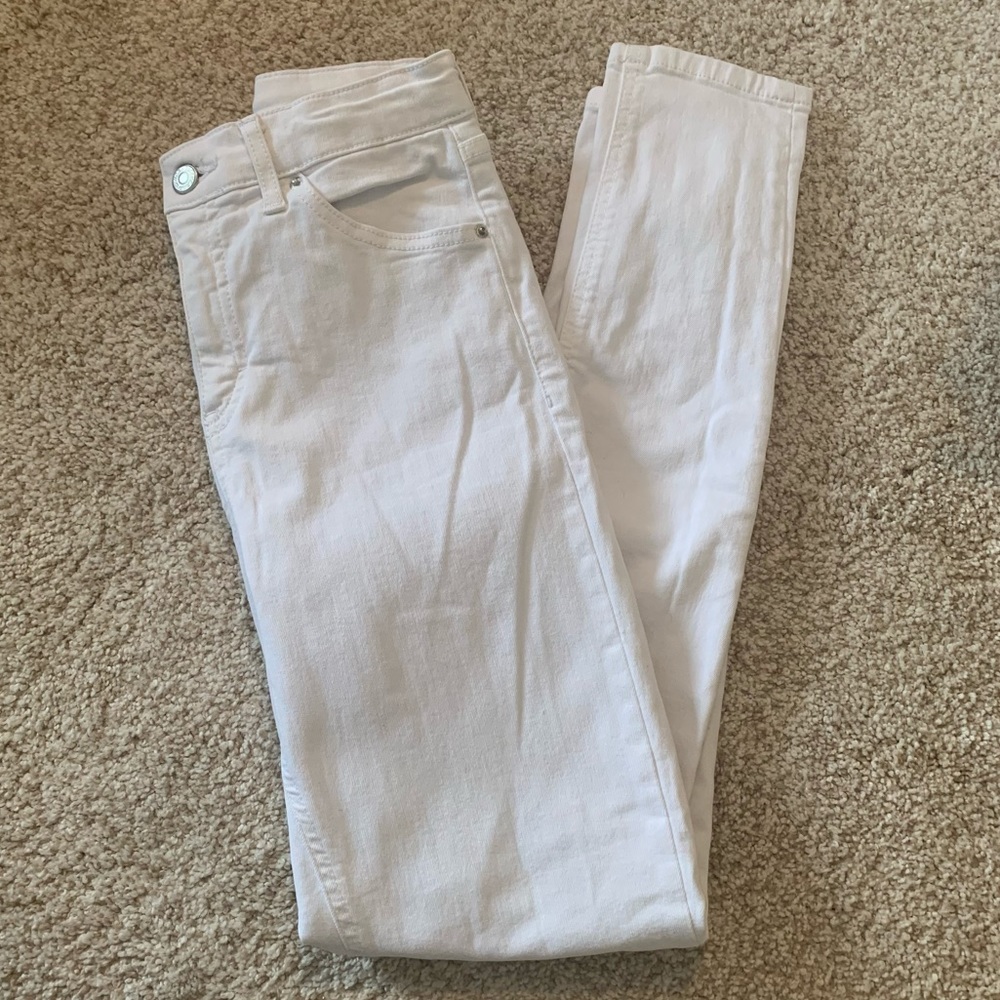Topshop white Jamie jeans